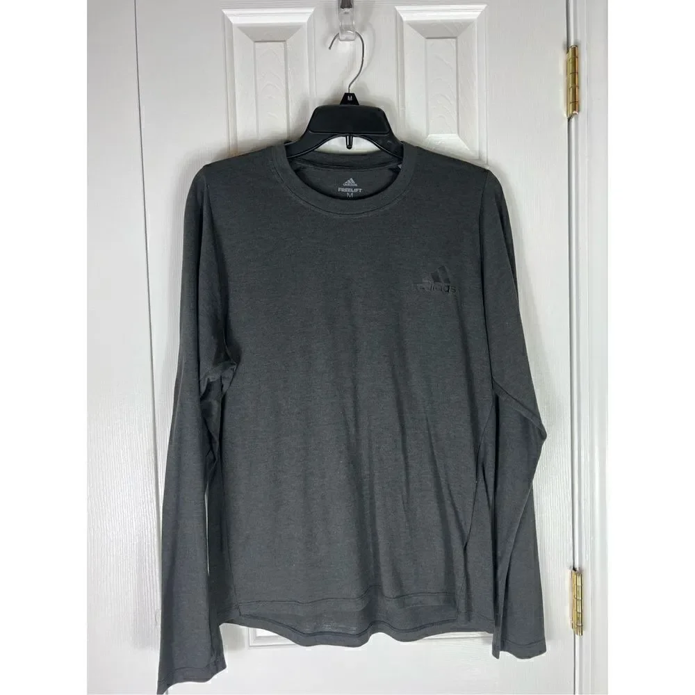Adidas Mens Freelift Grey Shirt Size M